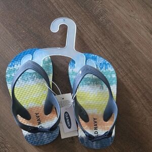 Old Navy Kids Sandals - Blue, Yellow, and Green